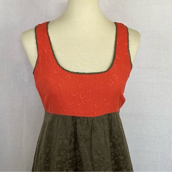 ANTHROPOLOGIE MOULINETTE SOEURS 100% SILL DRESS - Picture 3 of 15